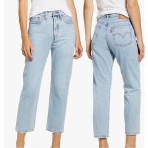 Levi’s Wedgie High Waist Crop Straight Leg Jeans in Montgomery Baked Size 28